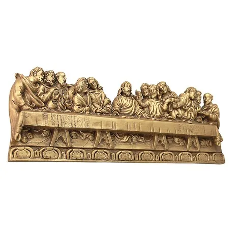 The Last Supper Detailed Version, Leonardo Da Vinci Wall Sculpture
