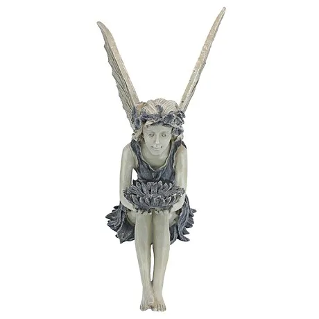The Sunflower Fairy Bird Feeder Statue