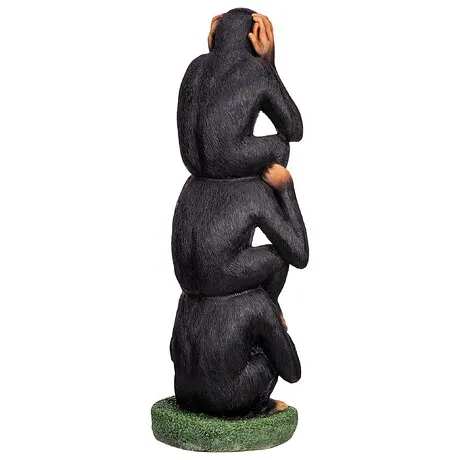 Hear No Evil, See No Evil, Speak No Evil Monkeys Grand-Scale Statue