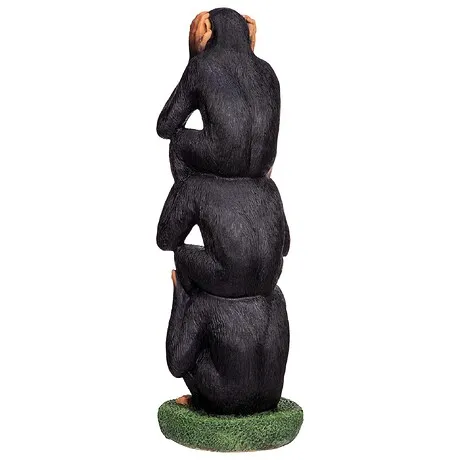 Hear No Evil, See No Evil, Speak No Evil Monkeys Grand-Scale Statue
