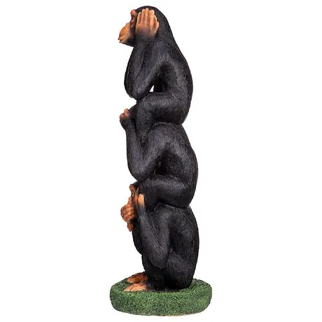 Hear No Evil, See No Evil, Speak No Evil Monkeys Grand-Scale Statue
