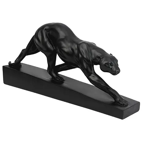 Art Deco Panther on the Prowl Statue