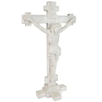 Crucifix: Body of Christ Bonded Marble Resin Statue