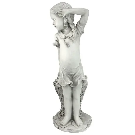 Frances the Flower Girl Garden Planter Statue
