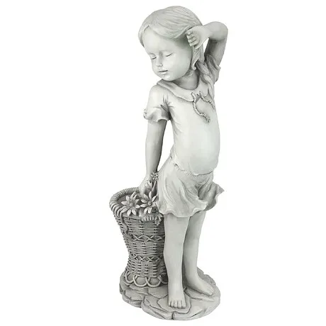 Frances the Flower Girl Garden Planter Statue