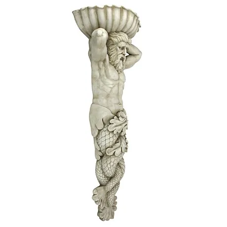 Atlantes, God of the Sea Wall Sculpture: Each