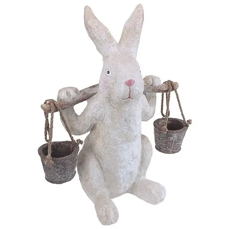 Ezekiel Rabbit, the Yokes on Him Easter Bunny Statue