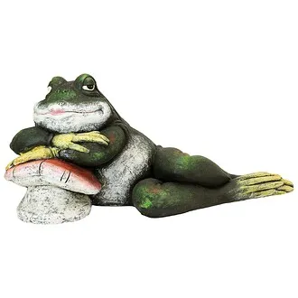 Bert the Flirtatious Frog Garden Toad Statue