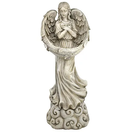 Surrounded by the Wings of Love Angel Statue