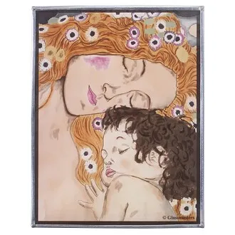 Mother and Child, 1905 Art Glass