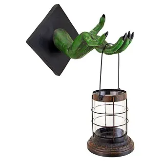 Zombie Lantern of the Apocalypse Wall Sculpture