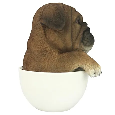 Puppuccino Puppy Collectible Dog Statue: Pug