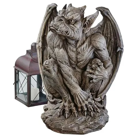 Silas the Gothic Gargoyle Sentry Statue: Large