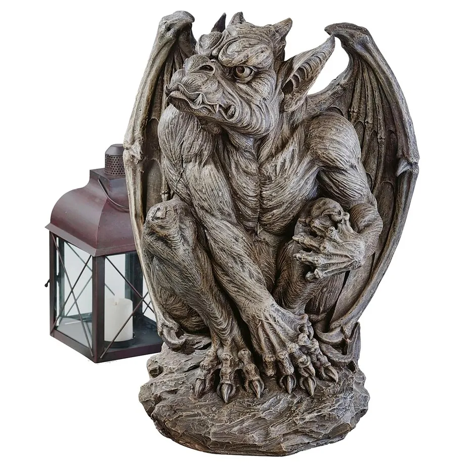 Silas the Gothic Gargoyle Sentry Statue: Large