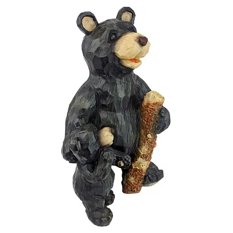 Black Forest Momma and Cub Bear Pair Statue