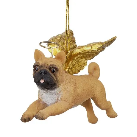 Honor Your Pet: Pug Holiday Dog Angel Ornament