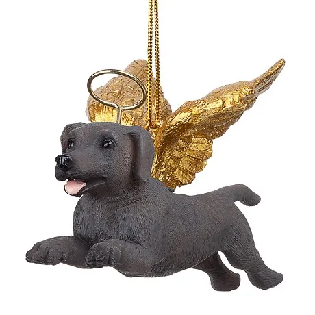 Honor Your Pet: Weimaraner Holiday Dog Angel Ornament
