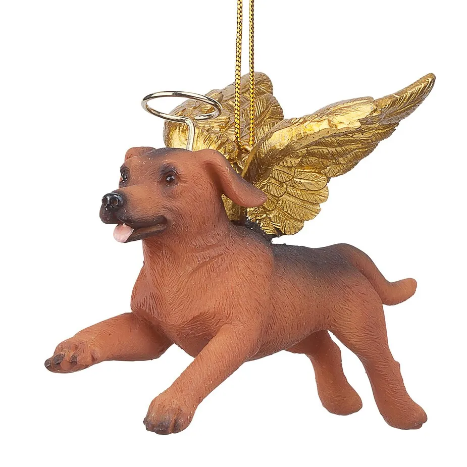 Honor Your Pet: Dachshund Holiday Dog Angel Ornament