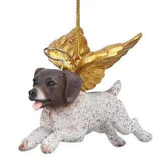 Honor Your Pet: Pointer Holiday Dog Angel Ornament