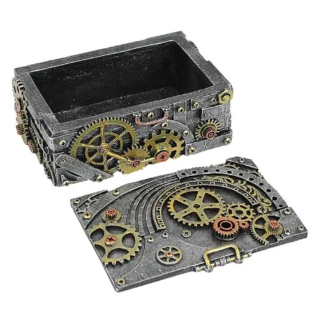 Steampunk Cog and Turbine Gearbox