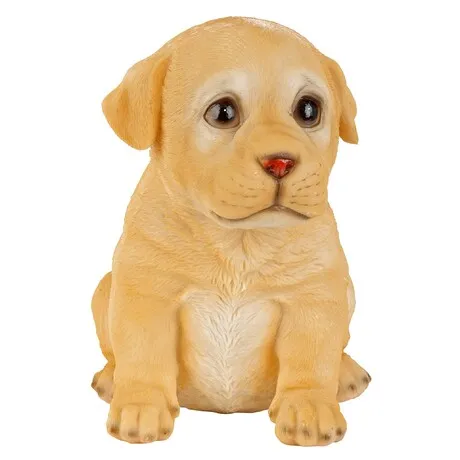 Yellow Lab Puppy Partner Collectible Dog Statue