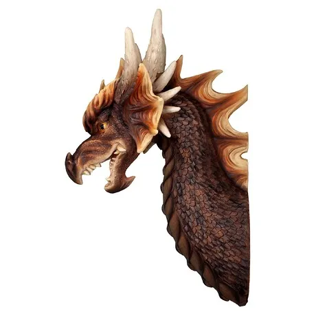 Ruthless Knavesmire Dragon Trophy Gothic Wall Sculpture