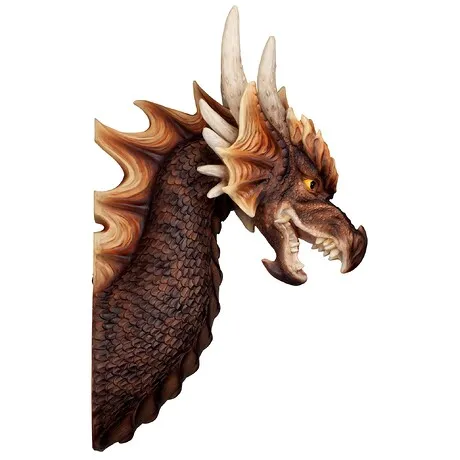 Ruthless Knavesmire Dragon Trophy Gothic Wall Sculpture
