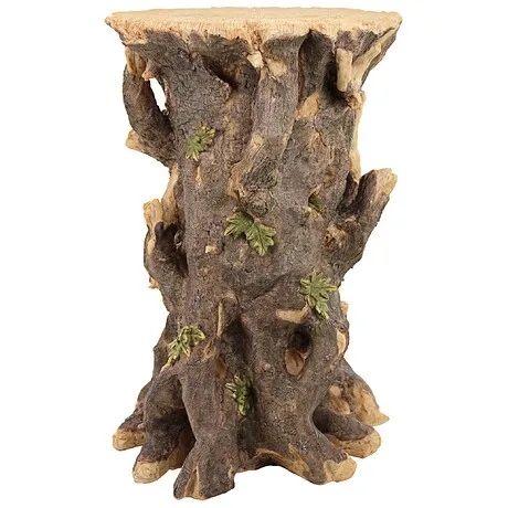 Craggy Bark Tree Ent Sculptural Side Table