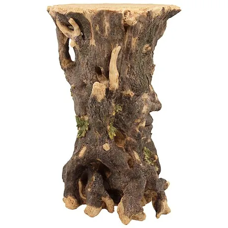 Craggy Bark Tree Ent Sculptural Side Table