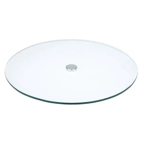 Replacement 21 Dia Glass Tabletop with Fulcrum for JQ Tables