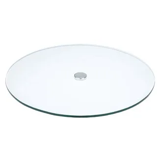Replacement 21 Dia Glass Tabletop with Fulcrum for JQ Tables