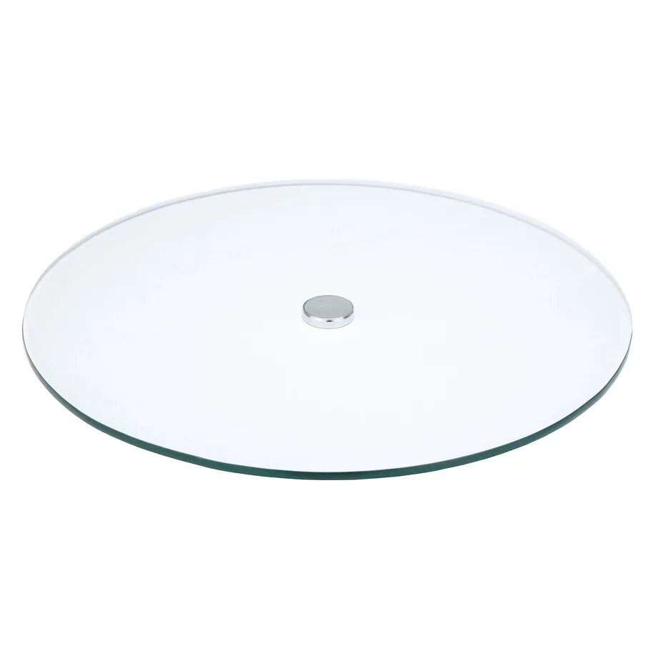 Replacement 21 Dia Glass Tabletop with Fulcrum for JQ Tables