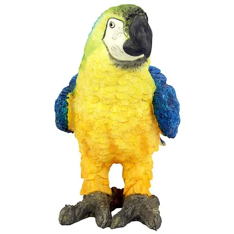 Mortimer the Macaw Tropical Parrot Statue