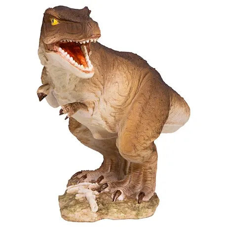 Scaled Jurassic T-Rex Raptor Dinosaur Statue