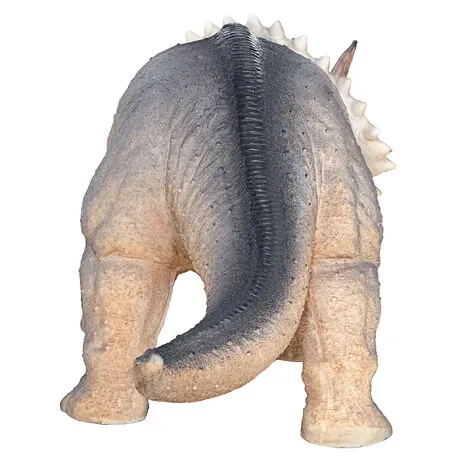 Scaled Jurassic Triceratops Dinosaur Statue
