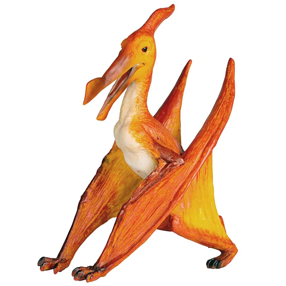 Scaled Jurassic Pterodactyl Dinosaur Statue