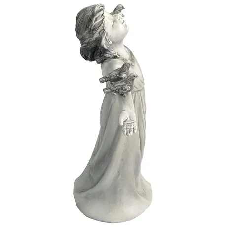 Basking in God's Glory Little Girl Statue: Small