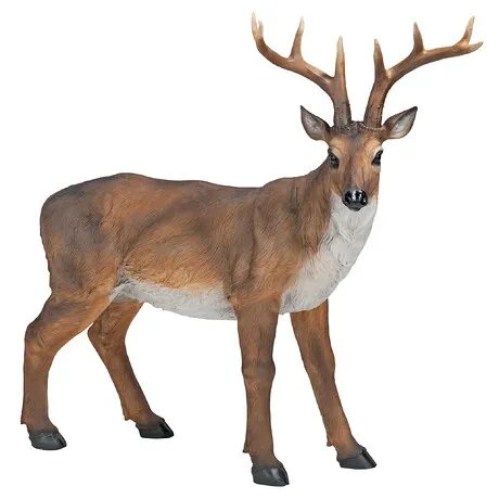 Big Rack Buck Deer Garden Statue