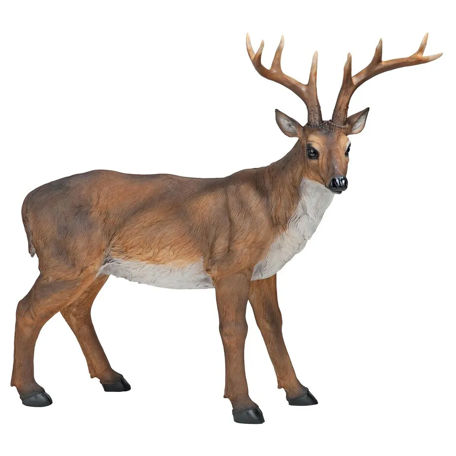 Big Rack Buck Deer Garden Statue