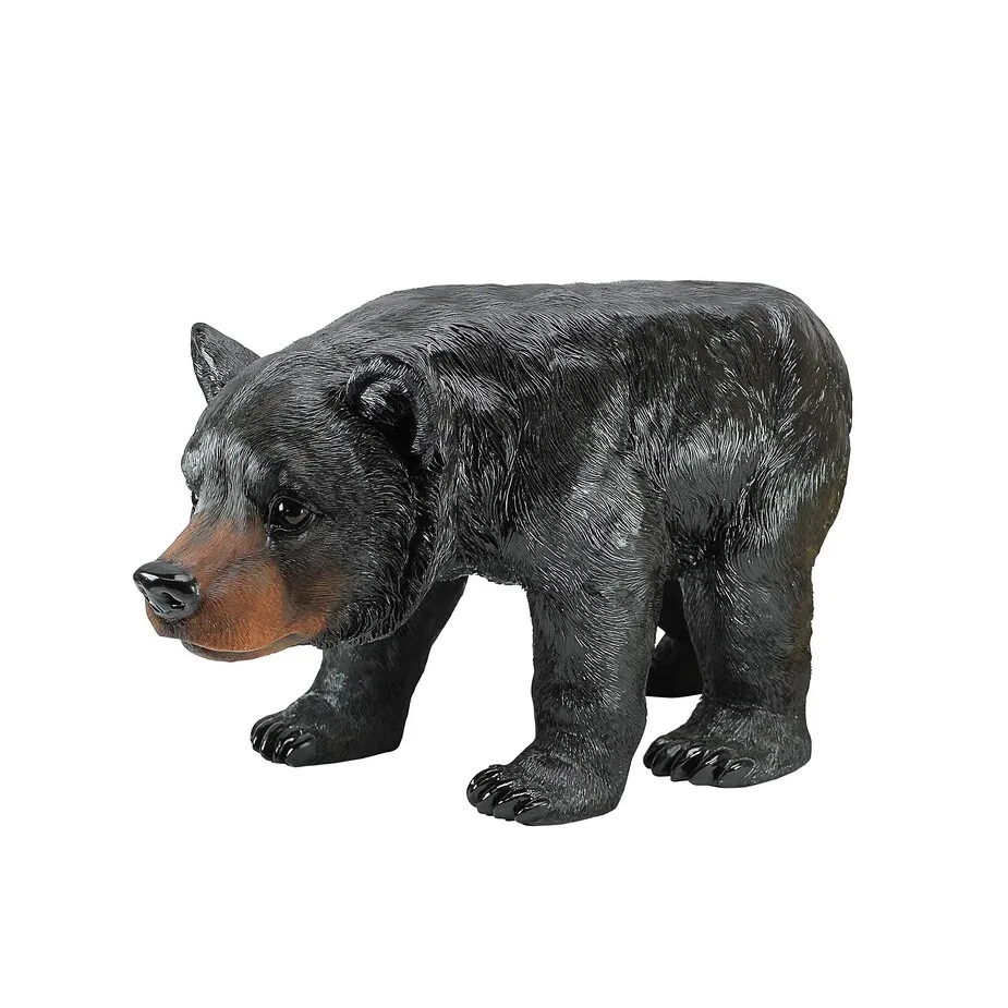 Black Bear Sculptural Stool Table
