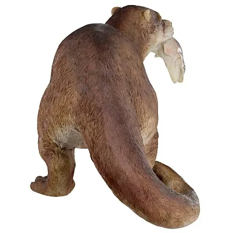 River Otter's Big Catch Garden Statue