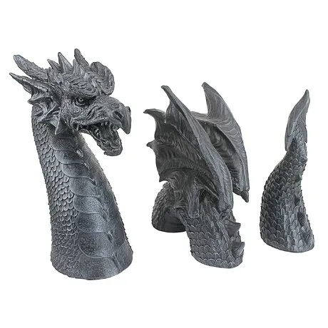 The Dragon of Falkenberg Castle Moat Lawn Statue
