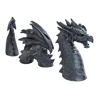 The Dragon of Falkenberg Castle Moat Lawn Statue