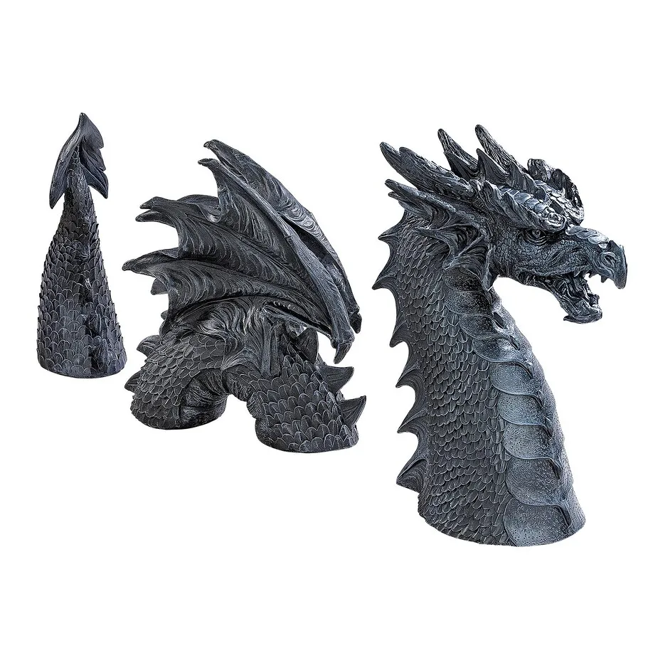 The Dragon of Falkenberg Castle Moat Lawn Statue