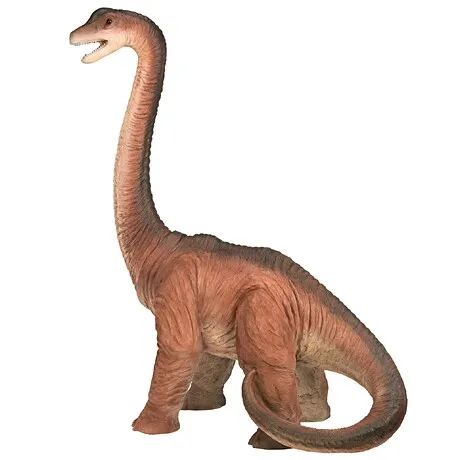 Scaled Jurassic Brachiosaurus Dinosaur Statue
