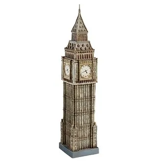London's Big Ben English Landmark Clock Tower Statue