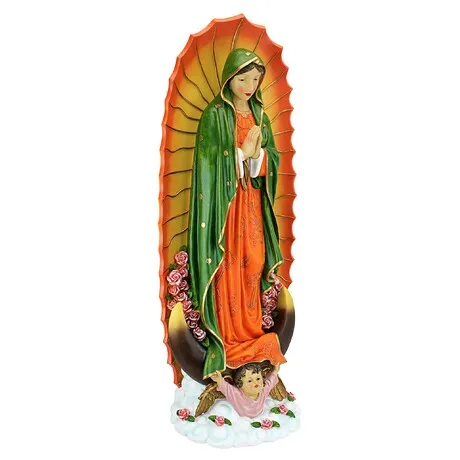 The Virgin of Guadalupe Religious Statue: Large