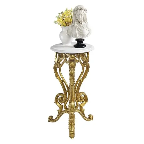 Palace of Versailles Petite Accent Pedestal Table
