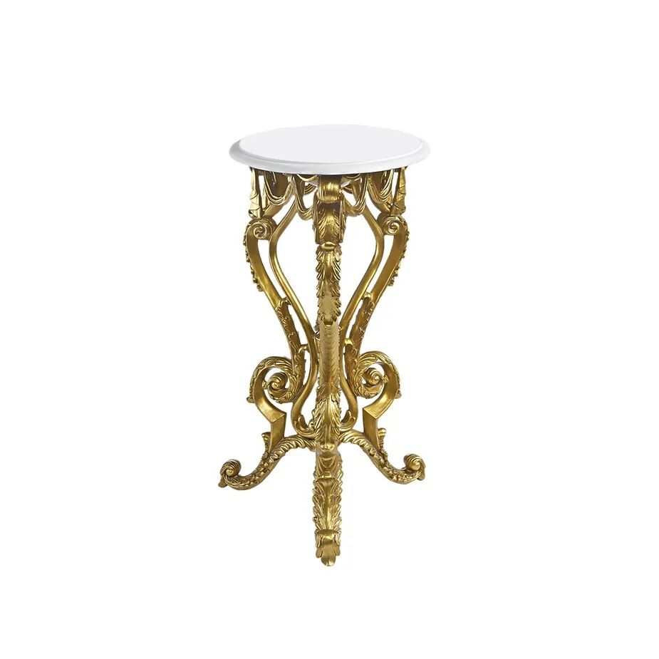 Palace of Versailles Petite Accent Pedestal Table