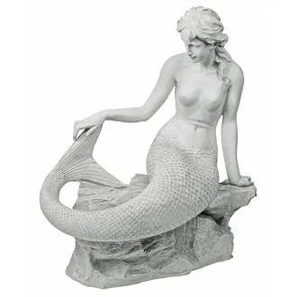 Daydreaming Mermaid of Langeline Cove Statue